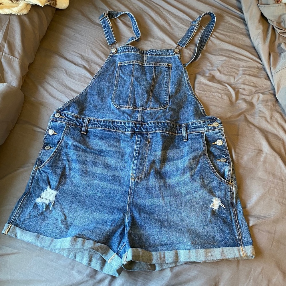 Women’s XL denim overalls